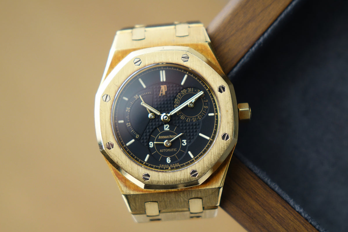 Rare Audemars Piguet Dual Time 25730BA/O/0789BA/04