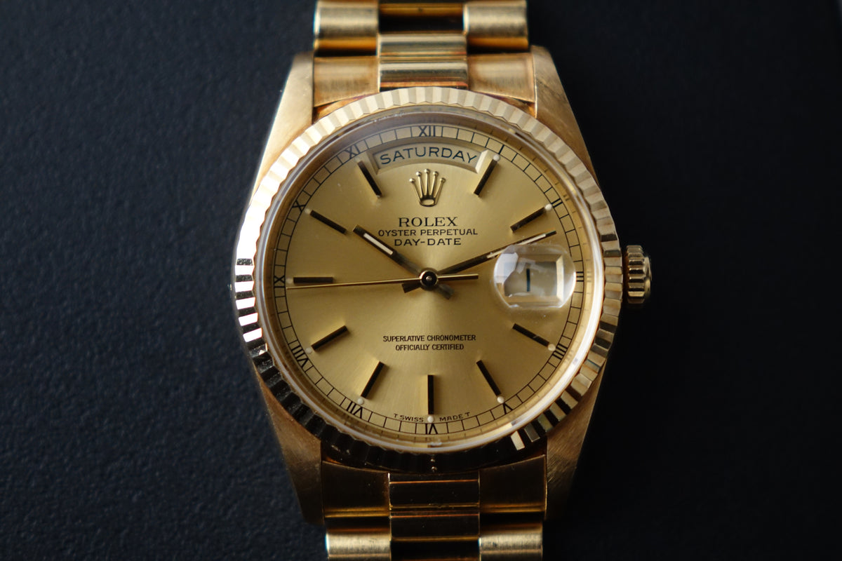 Rolex Daydate President 18238 double quickset