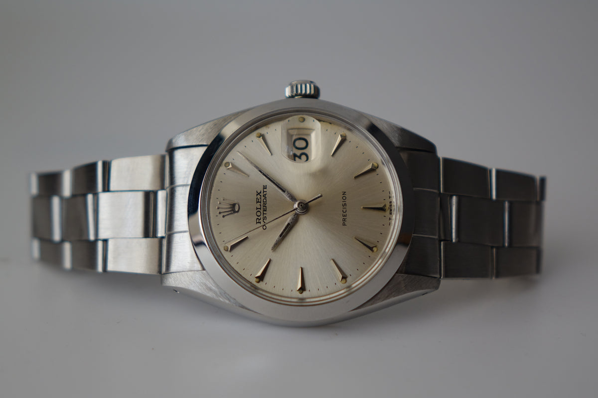 Rolex Oysterdate Precision 6694 Dauphine hands