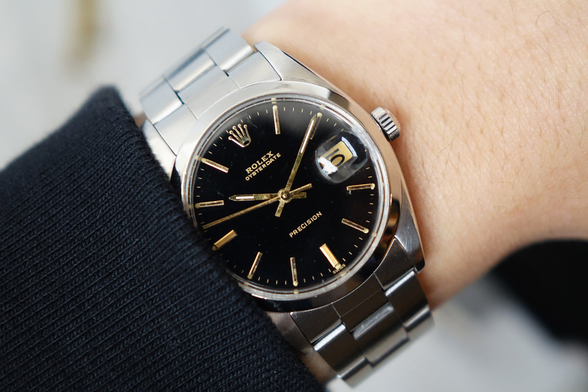 Rolex Oyster Date 6694 Black Dial