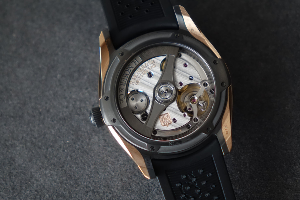 Moser Pioneer Centre Seconds Rose gold titanium 3200-0903