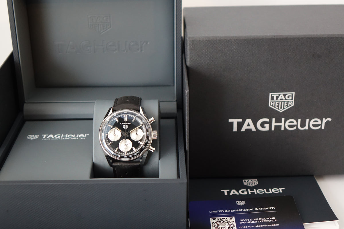 Tag Heuer Carrera Chronograph 39mm glassbox CBS2210.FC6534