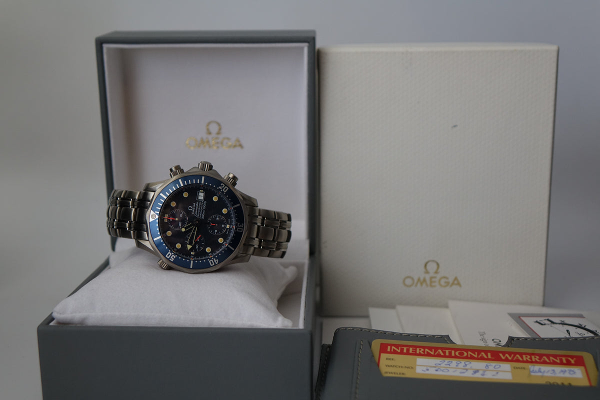 Omega Seamaster Diver 300m Titanium Chronograph 2298.80.00