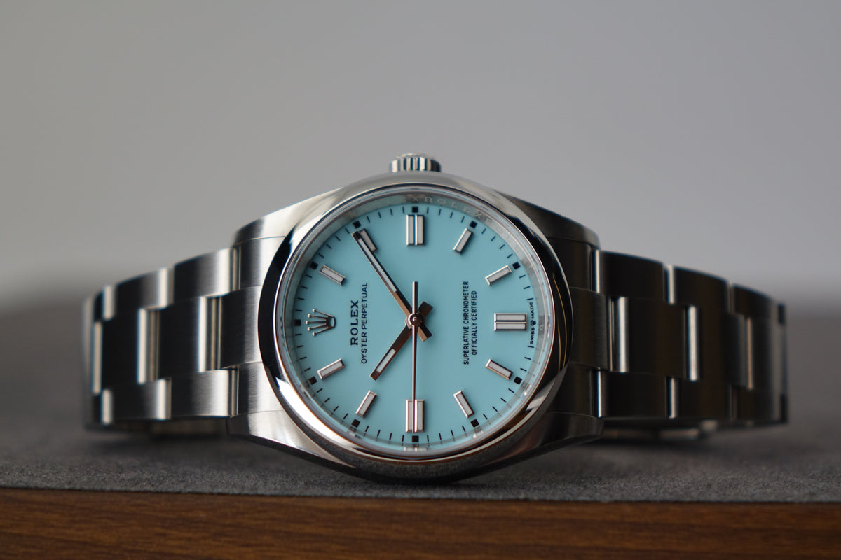 Rolex Oyster Perpetual 126000 Tiffany blue