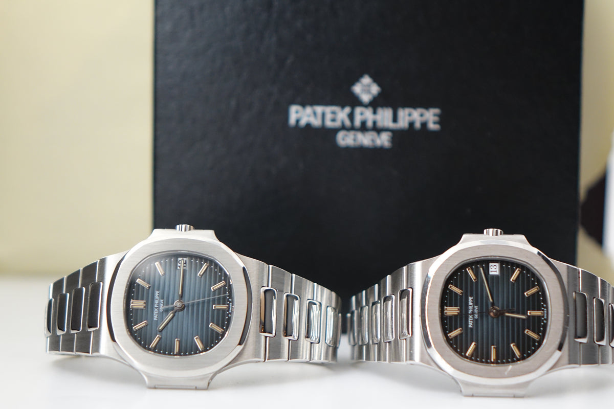 Patek Philippe Nautilus 3800/1A Blue ribbed dial full set