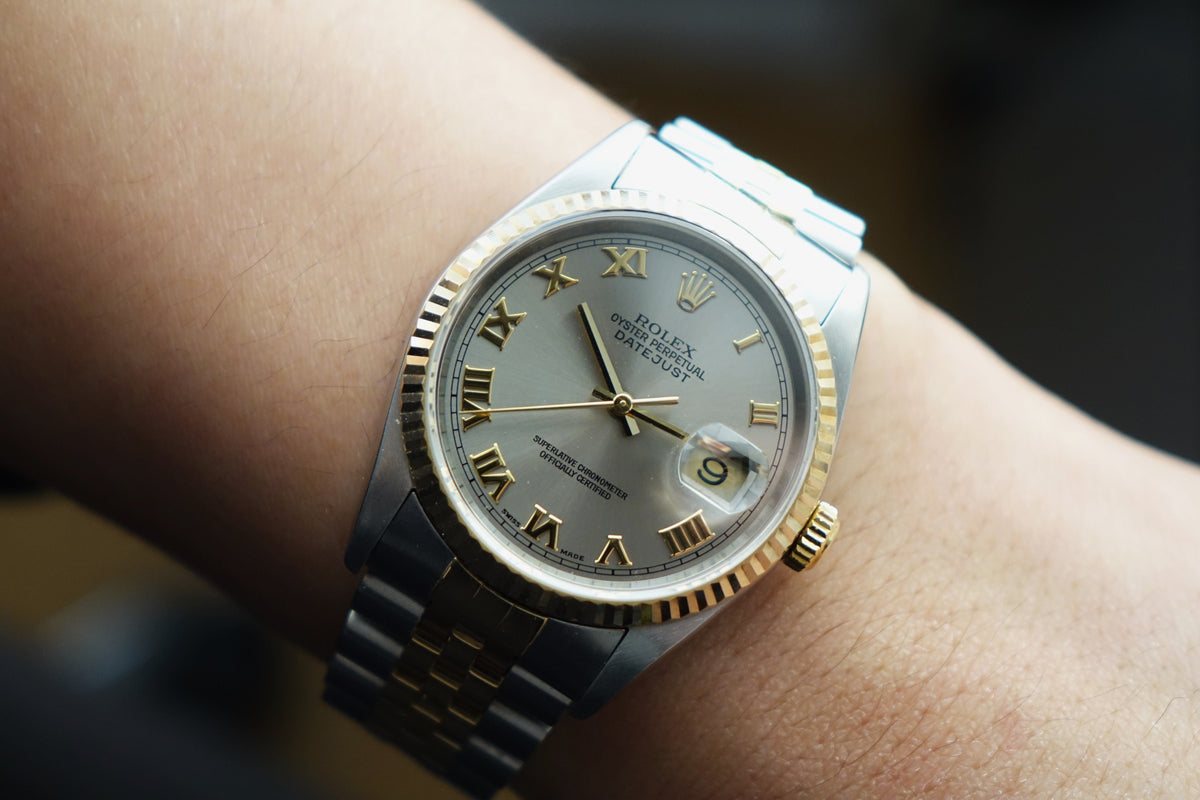 Rolex Datejust 36 16233 Grey Roman Dial