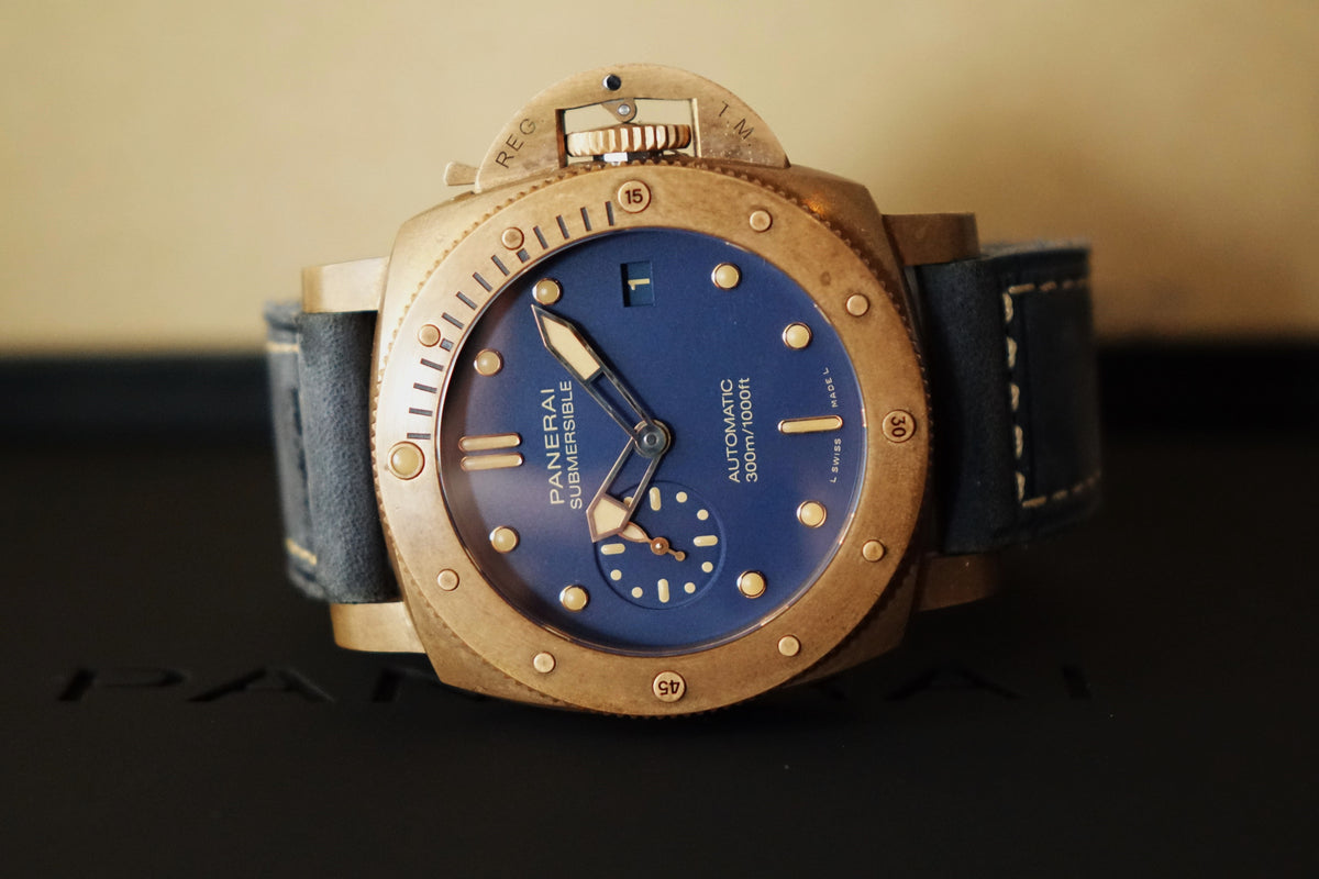 Panerai Submersible Bronzo Abisso PAM01074 Bronze Blue