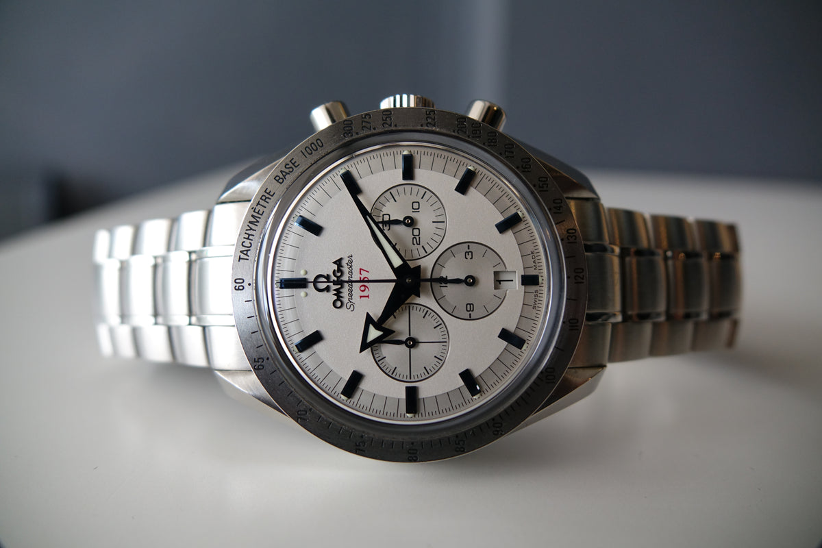 Omega Speedmaster Broad Arrow 1957 Co-Axial Chronometer Chronograph 42mm 321.10.