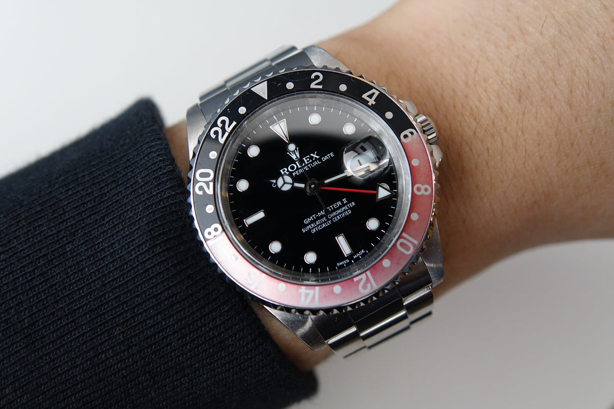 Rolex GMT Master 2 16710 Coke faded bezel