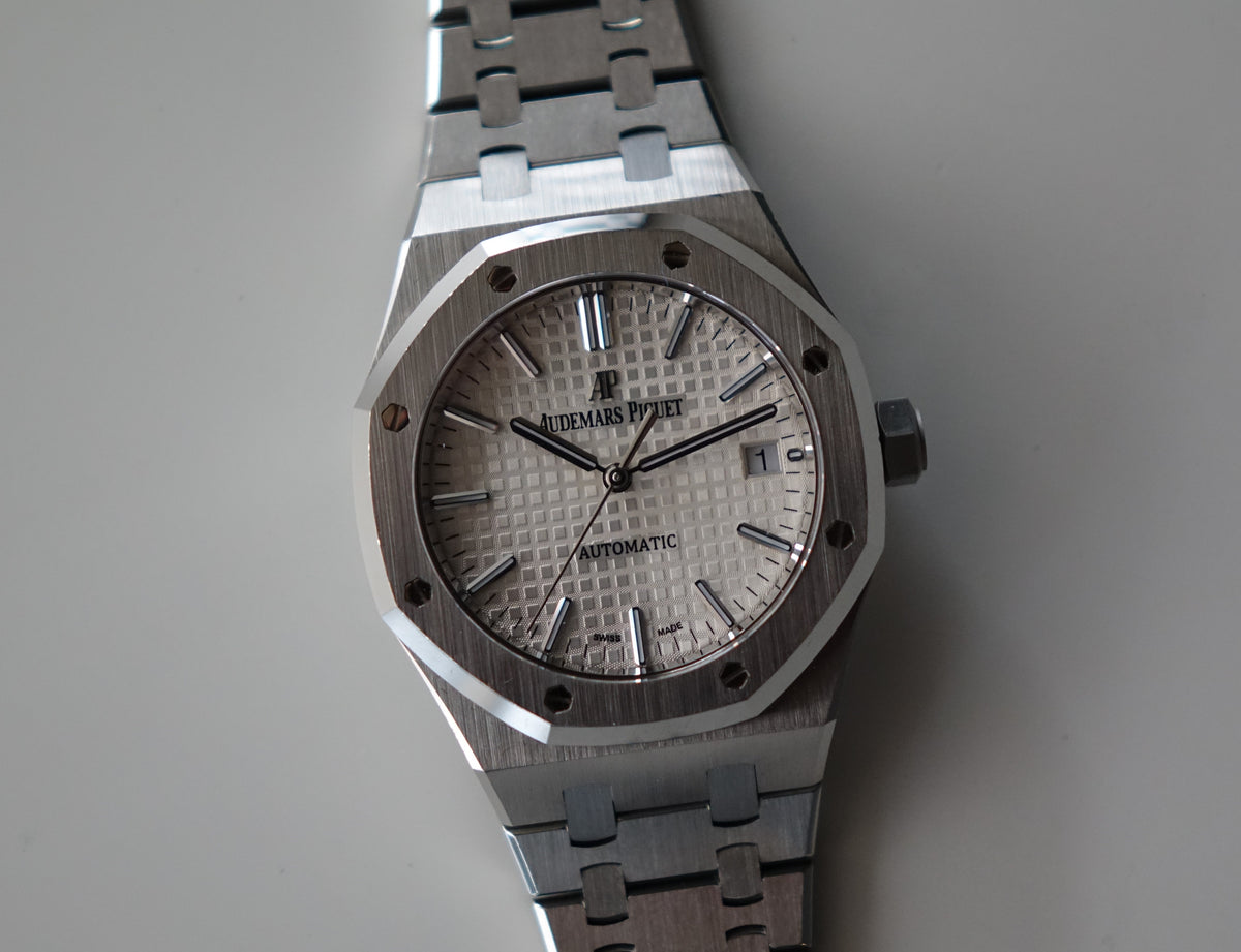 Audemars Piguet Royal Oak 15450st White just serviced