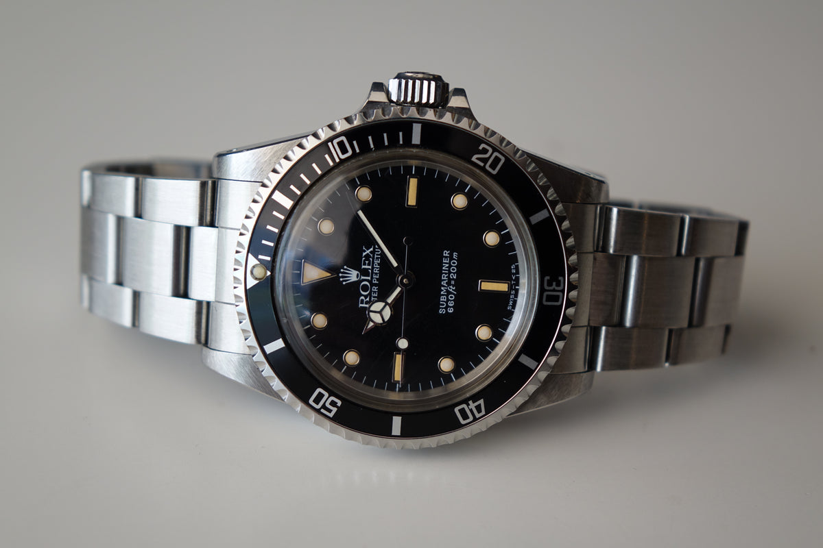 Vintage Rolex Submariner 5513 Tritium creamy patina