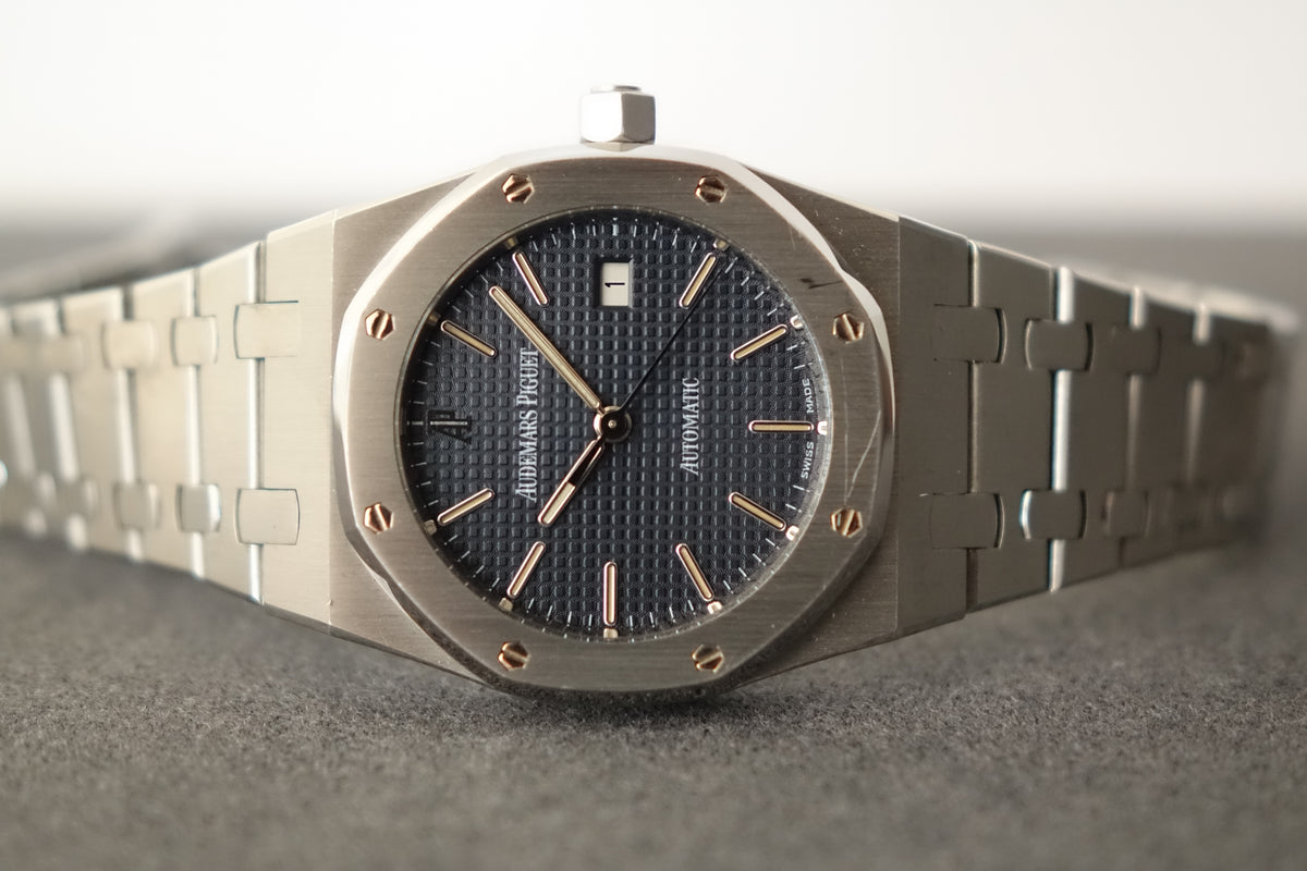 Audemars Piguet Royal Oak Blue dial 15000ST full set