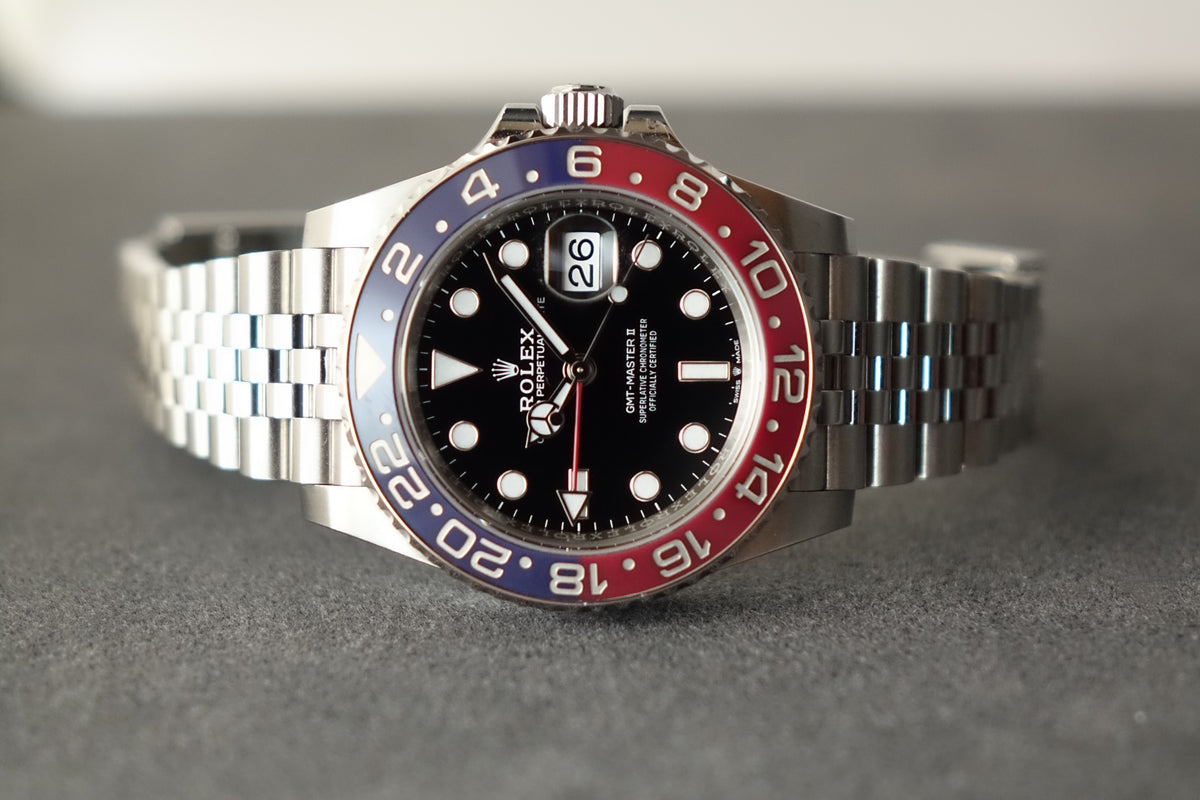 Rolex GMT Master 2 Pepsi 126710BLRO jubilee