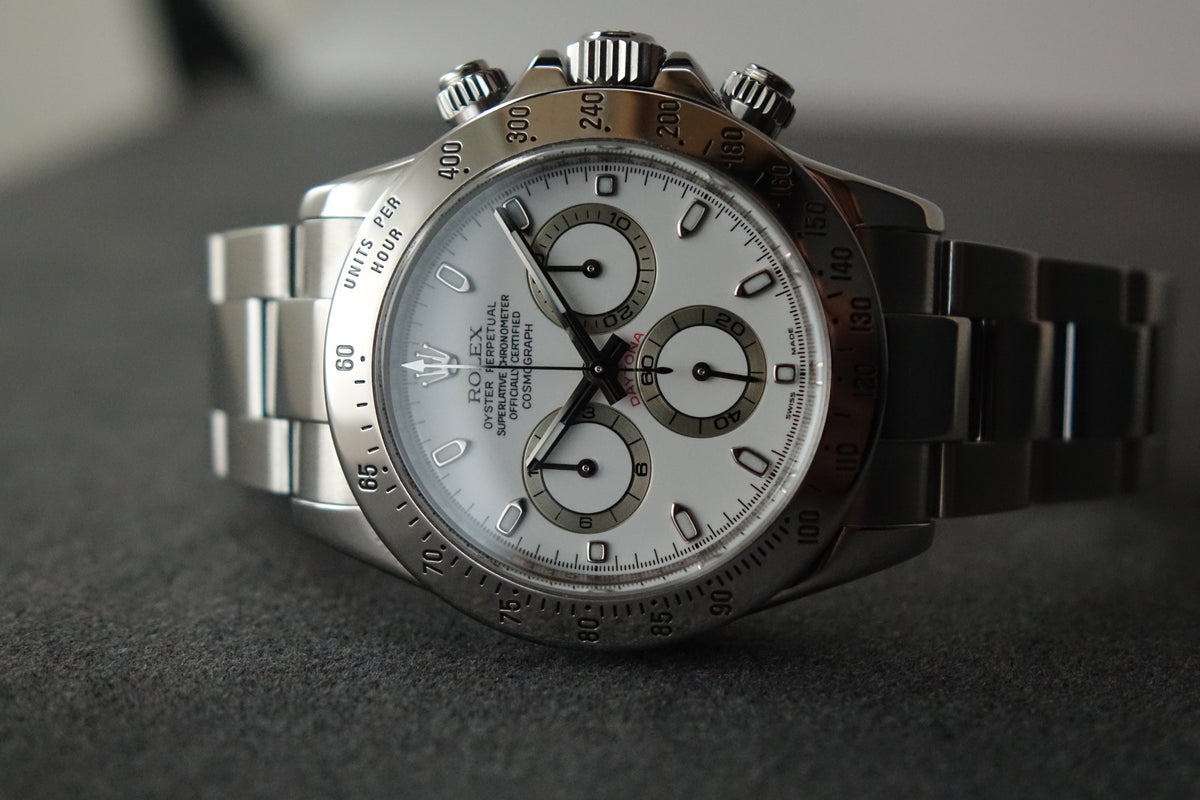 Rolex Daytona 116520 white dial