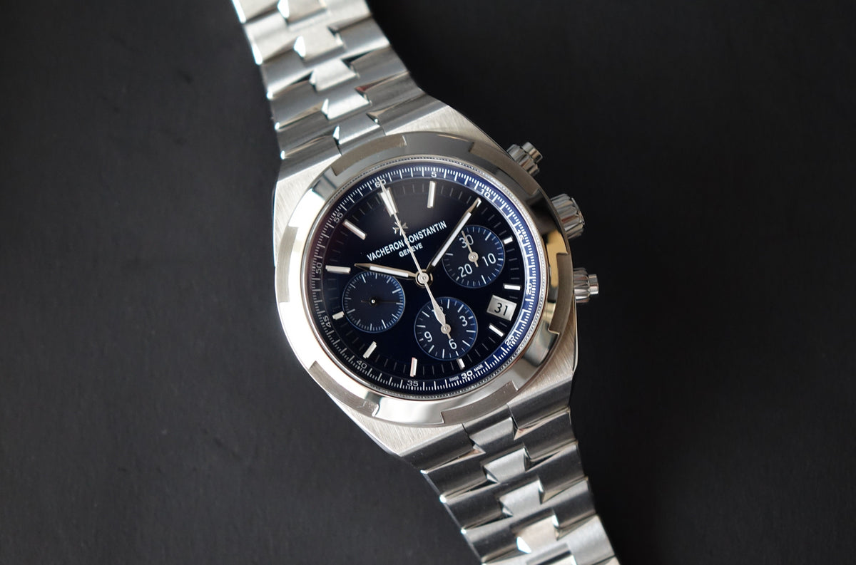 BNIB Vacheron Constantin Overseas 5500V Chrono blue dial