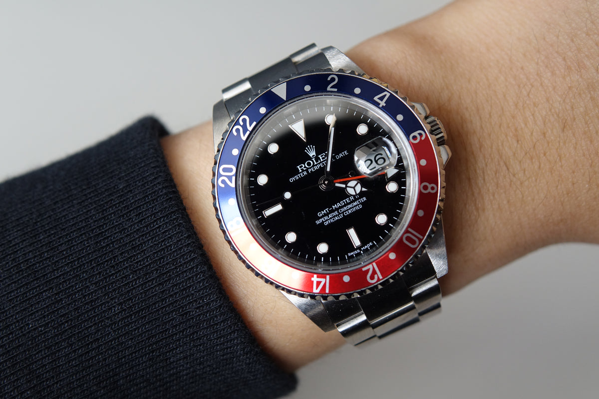 Stick Dial Rolex GMT Master 2 16710 Pepsi