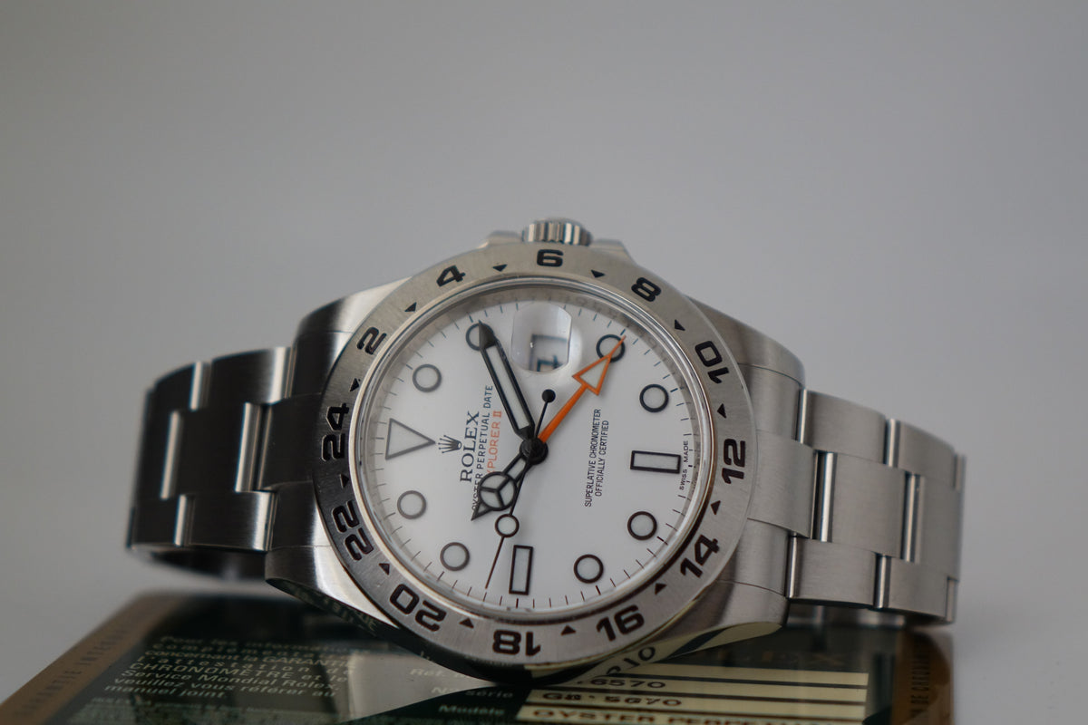 Rolex Explorer 2 216570 polar with papers