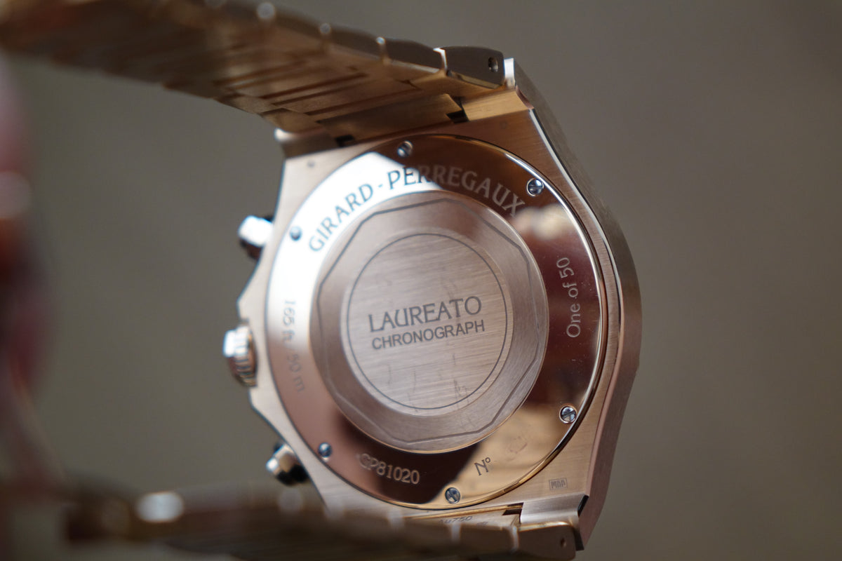 Limited edition Girard Perregaux Laureato Chronograph 42mm 81020-52-3257-1GM