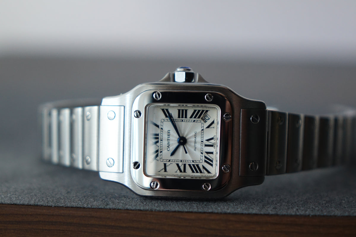 Cartier Santos Galbee 2423 stainless steel