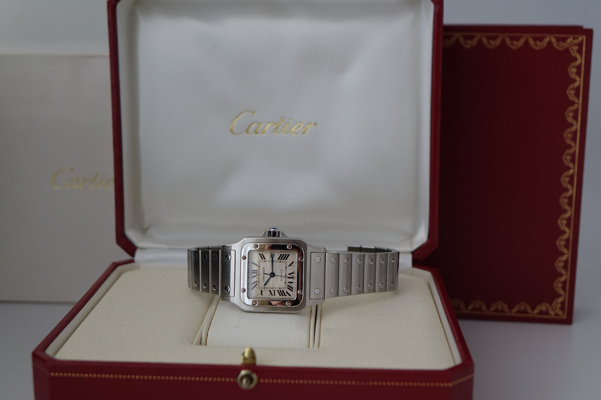 Cartier Santos Galbee 2319 stainless steel automatic full set