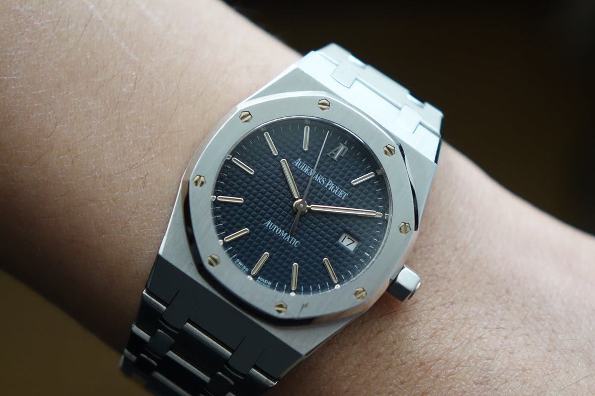 Audemars Piguet Royal Oak 15000ST Blue dial full set