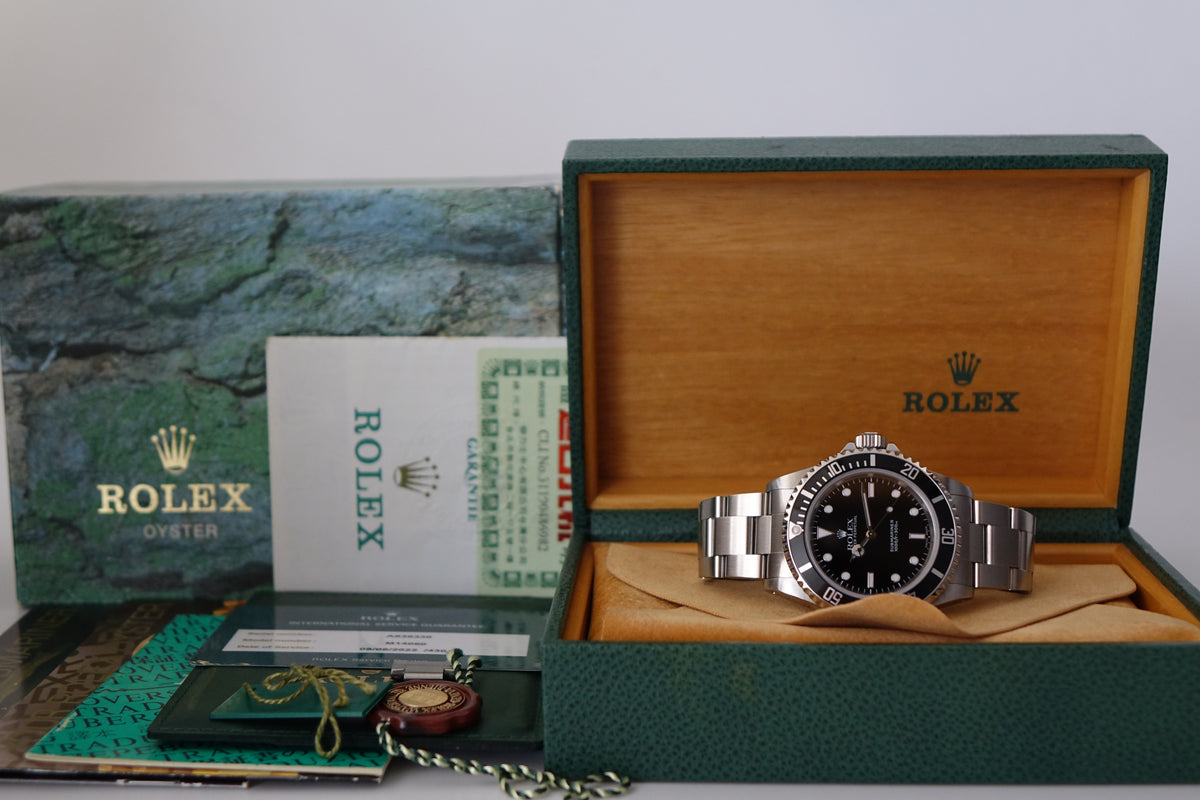 Rolex Submariner 2 liner 14060 full set with rsc card