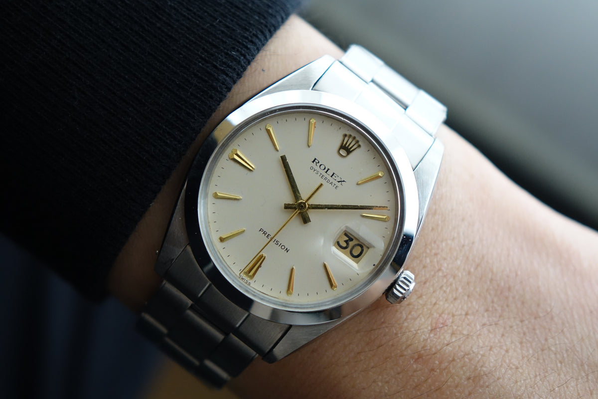 Rolex Oysterdate Precision 6694 white dial