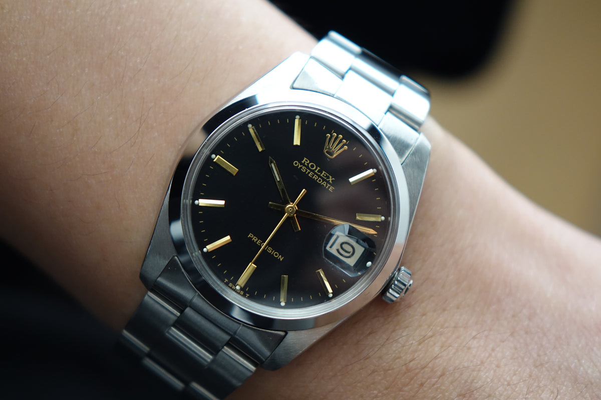 Rolex Oysterdate Precision 6694 Black dial full set