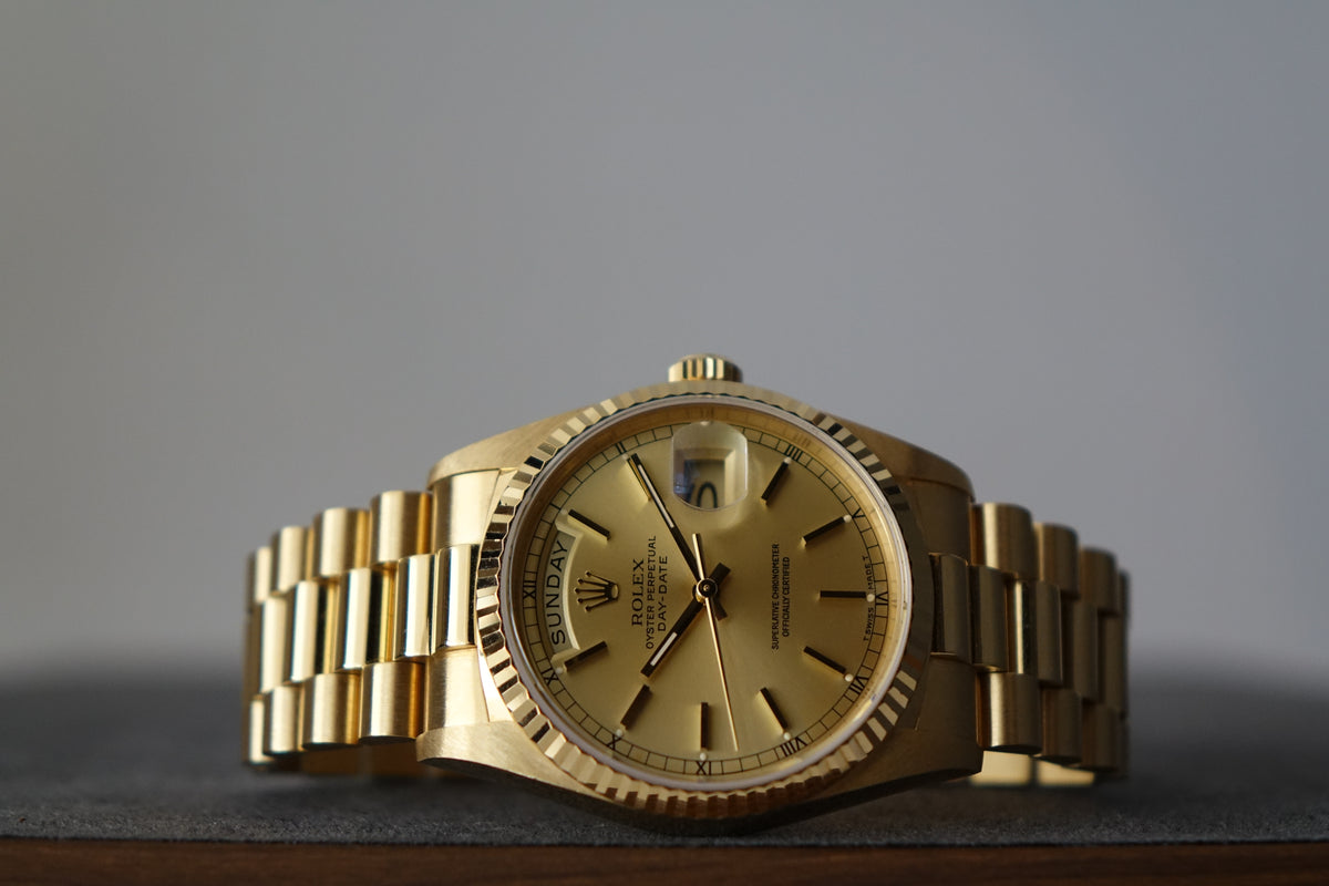 Rolex President Daydate 18238 yellow gold