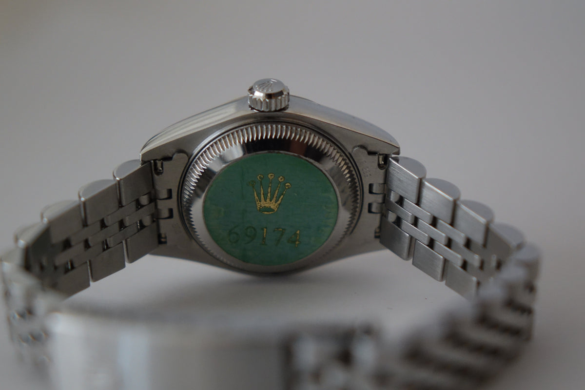 Rolex Datejust 26 69174 Black dial tritium no pinholes