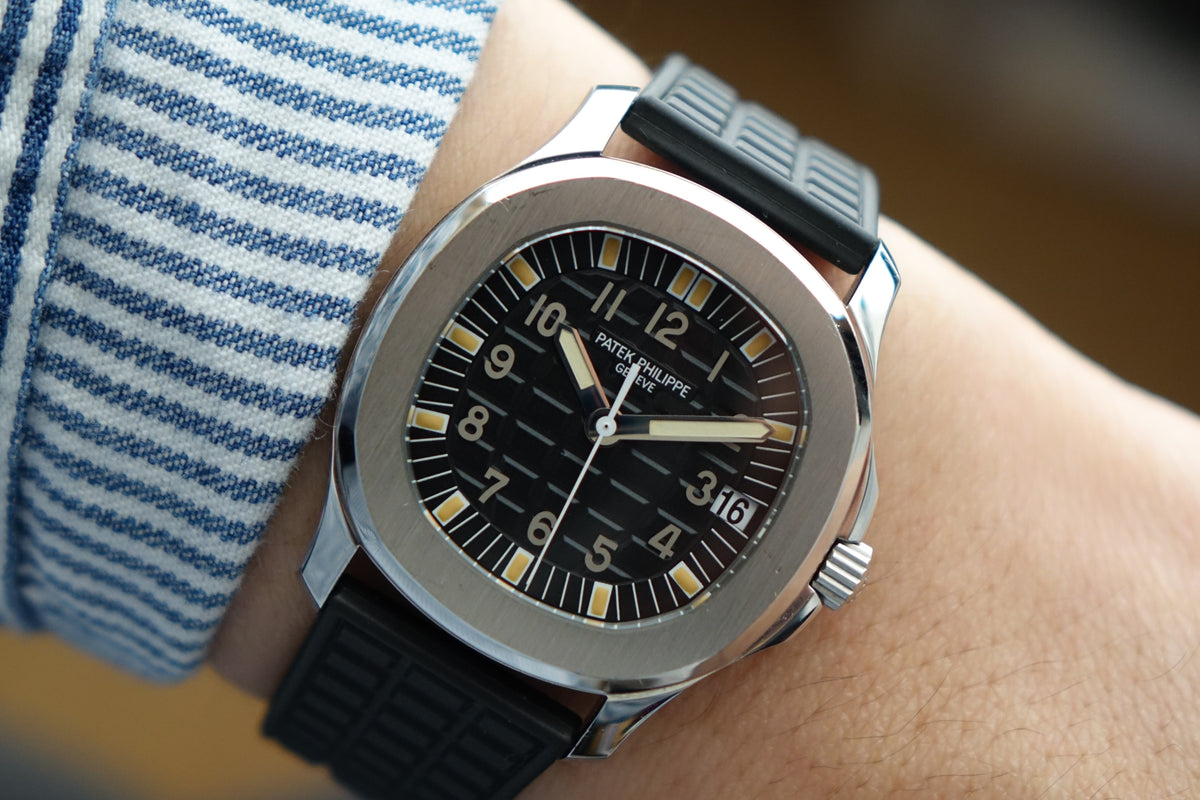 Patek Philippe Aquanaut 5066A creamy patina