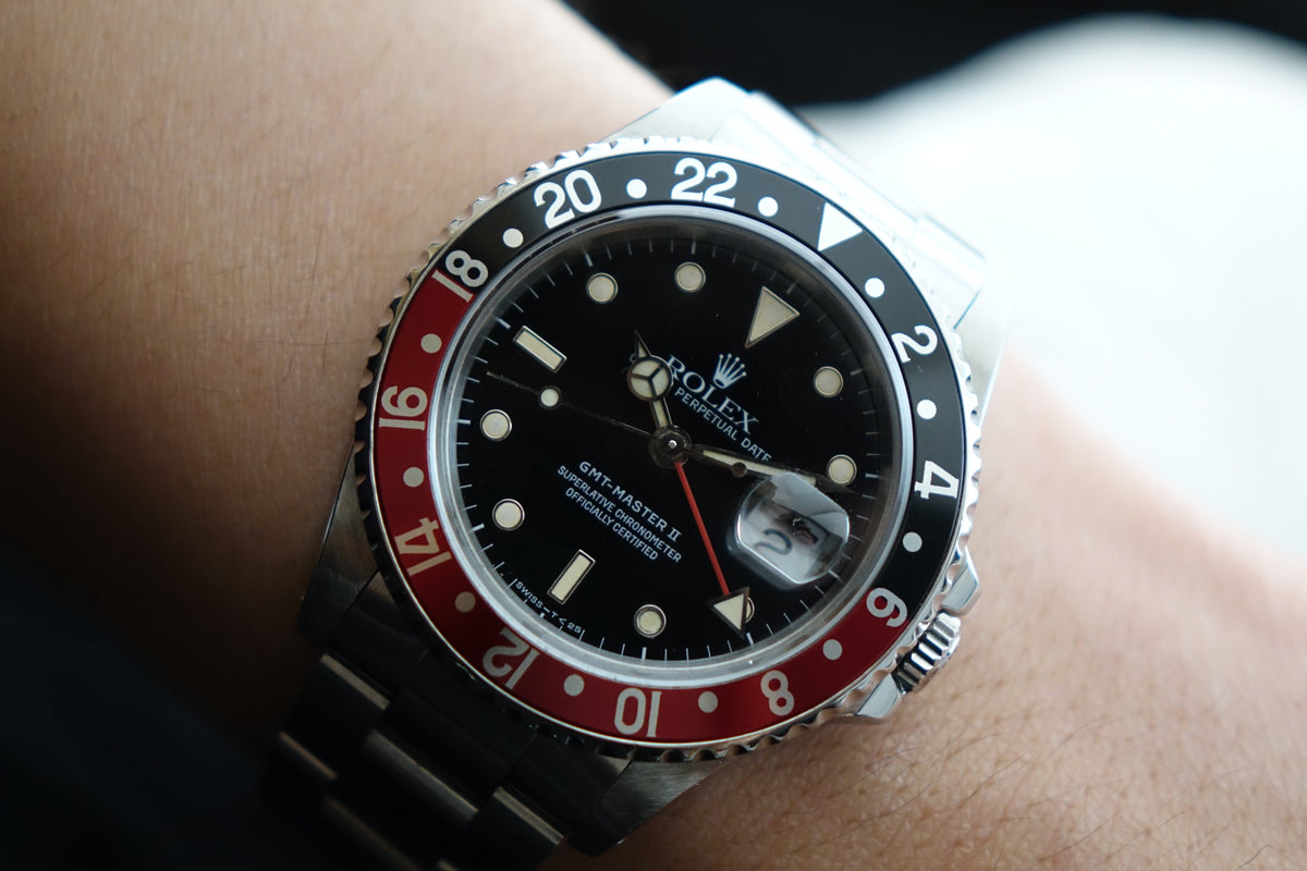 True Coke Rolex GMT Master 2 16710 tritium