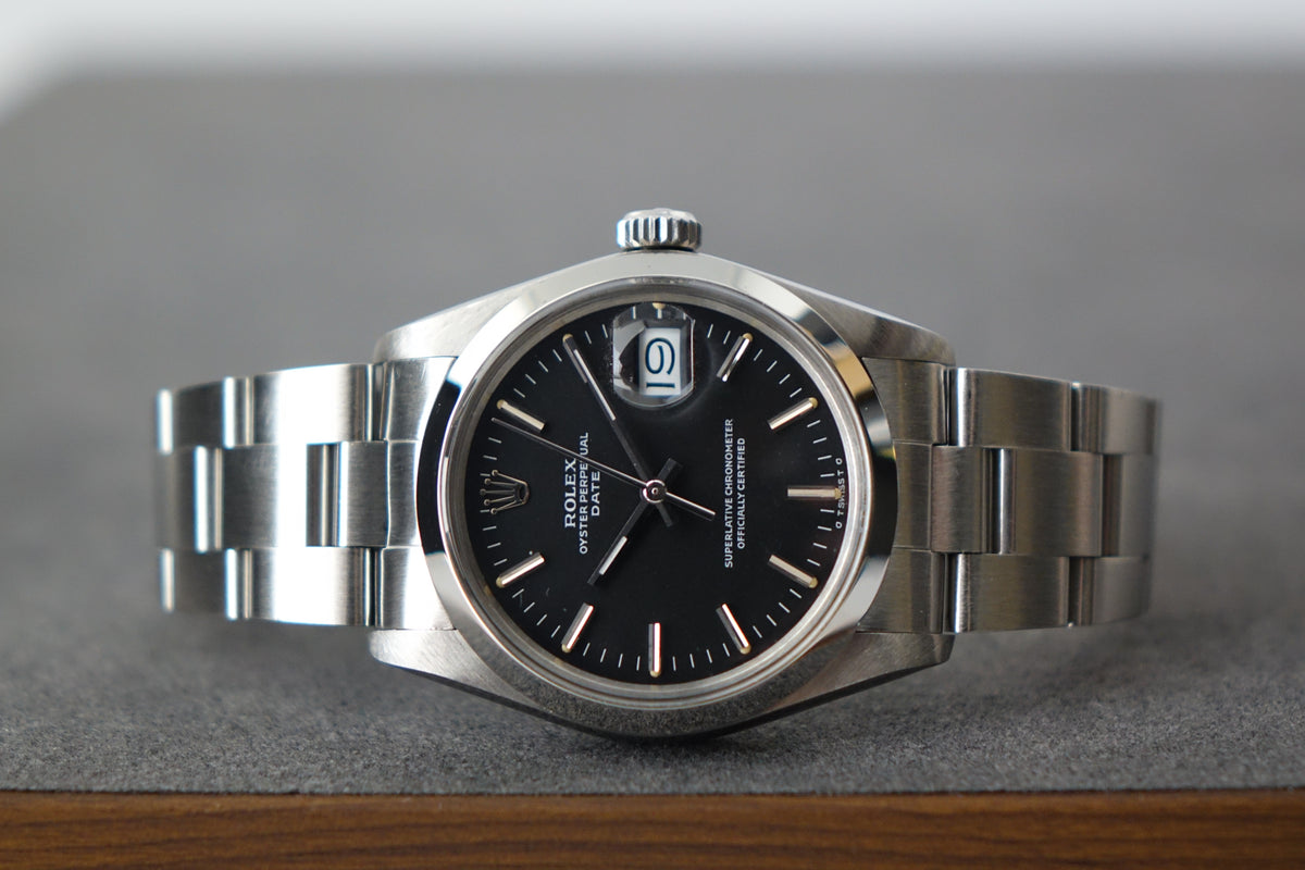 Rolex Oyster Perpetual Date 34 1500 Tritium Sigma dial