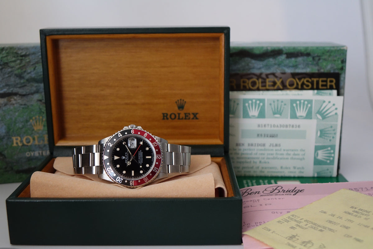 True Coke Rolex GMT Master 2 16710 tritium