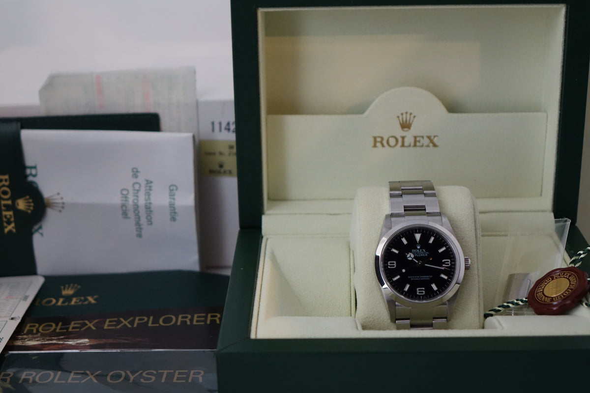 Rolex Explorer 1 36mm 114270 complete set