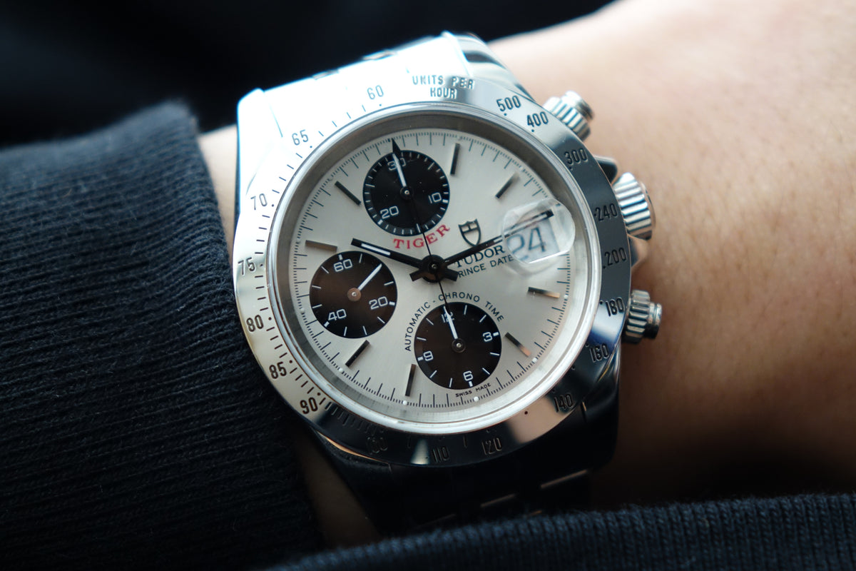 Tudor Prince Date Chrono Time 79280P Panda daytona