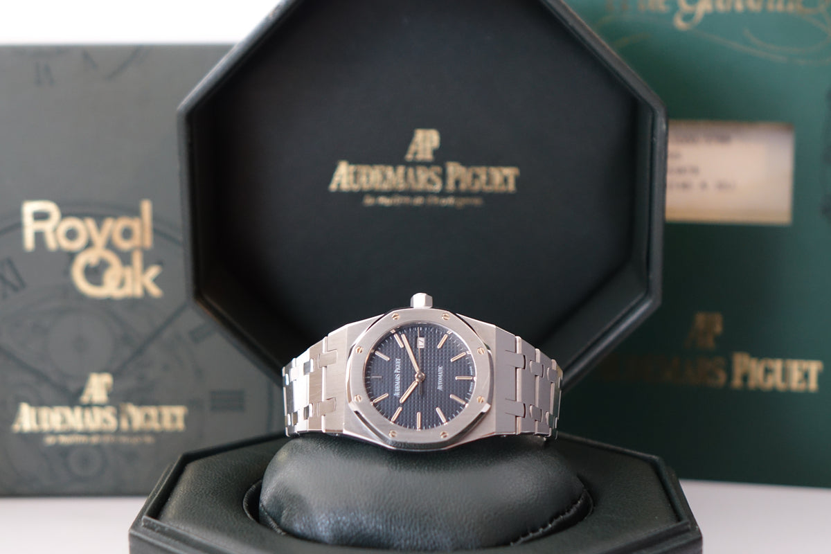 Audemars Piguet Royal Oak 15000ST Blue dial full set