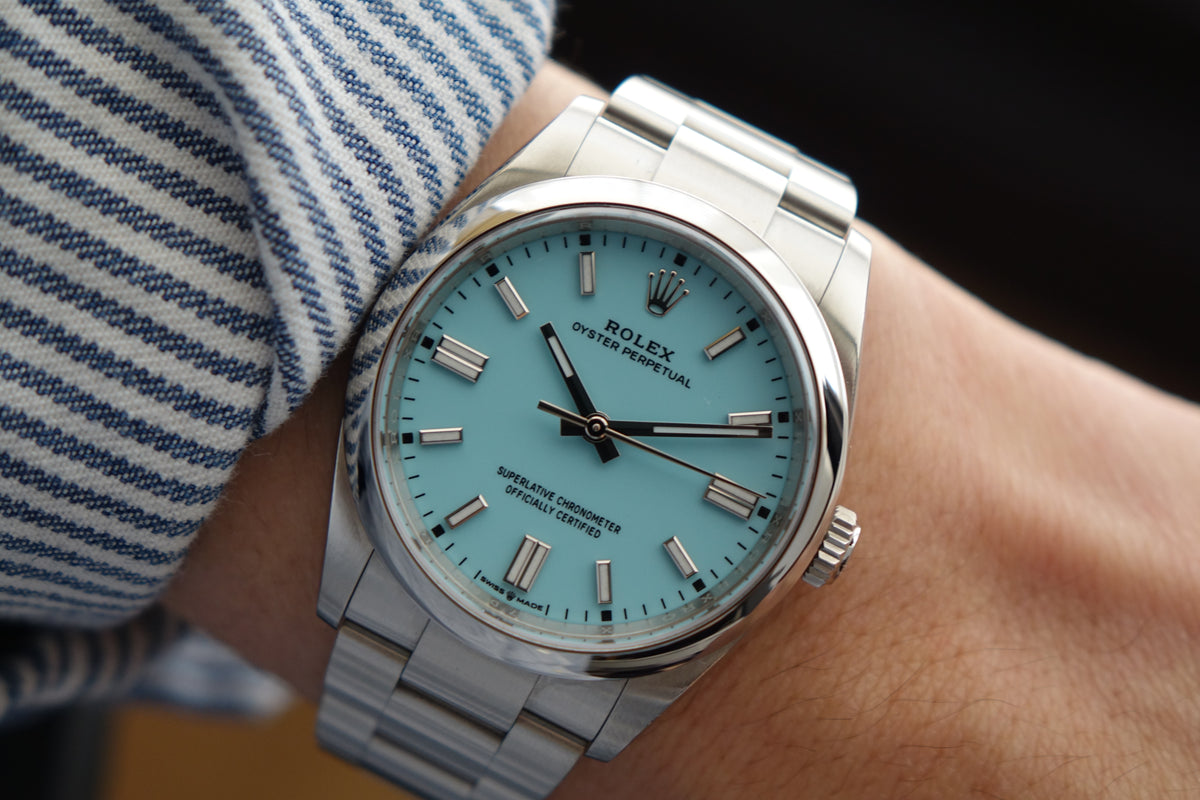 Rolex Oyster Perpetual 126000 Tiffany blue