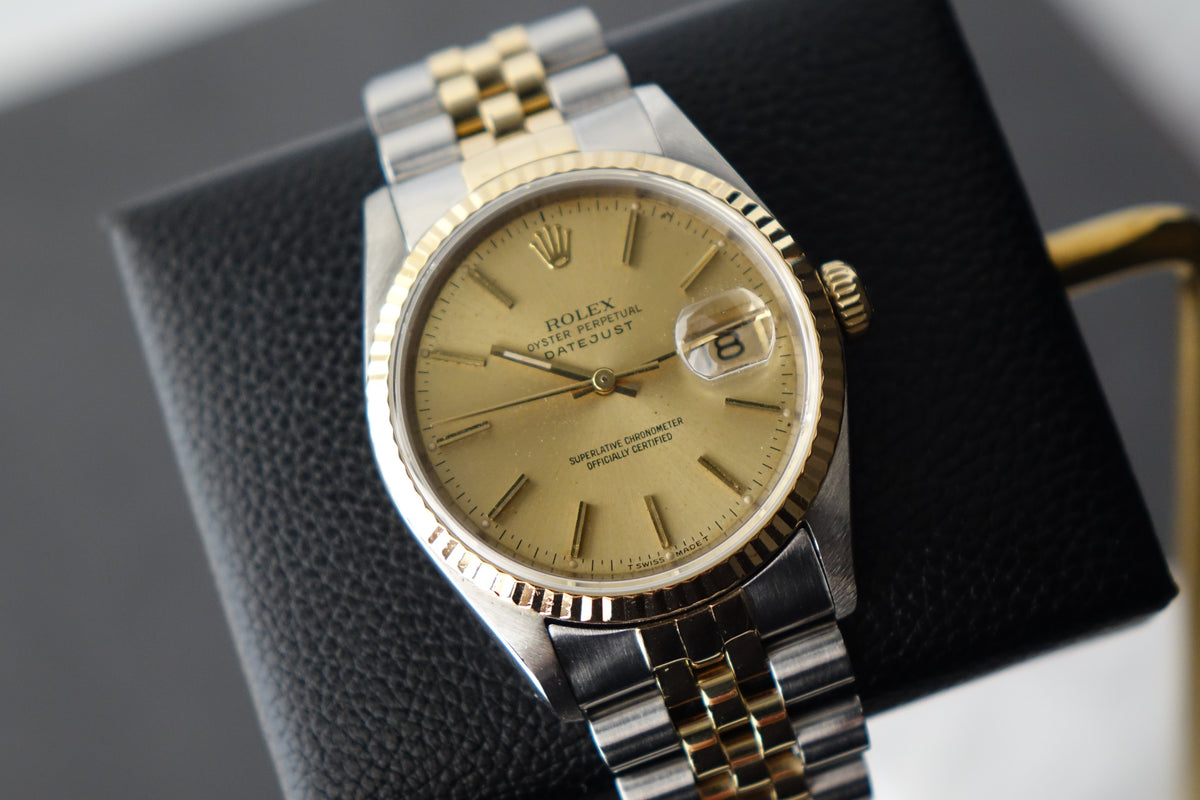 Rolex Datejust 36 16233 champagne dial