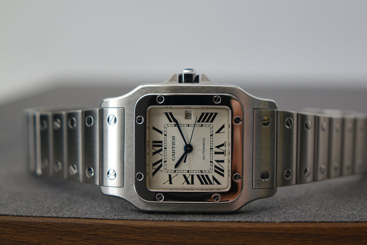 Cartier Santos Galbee 2319 stainless steel automatic full set