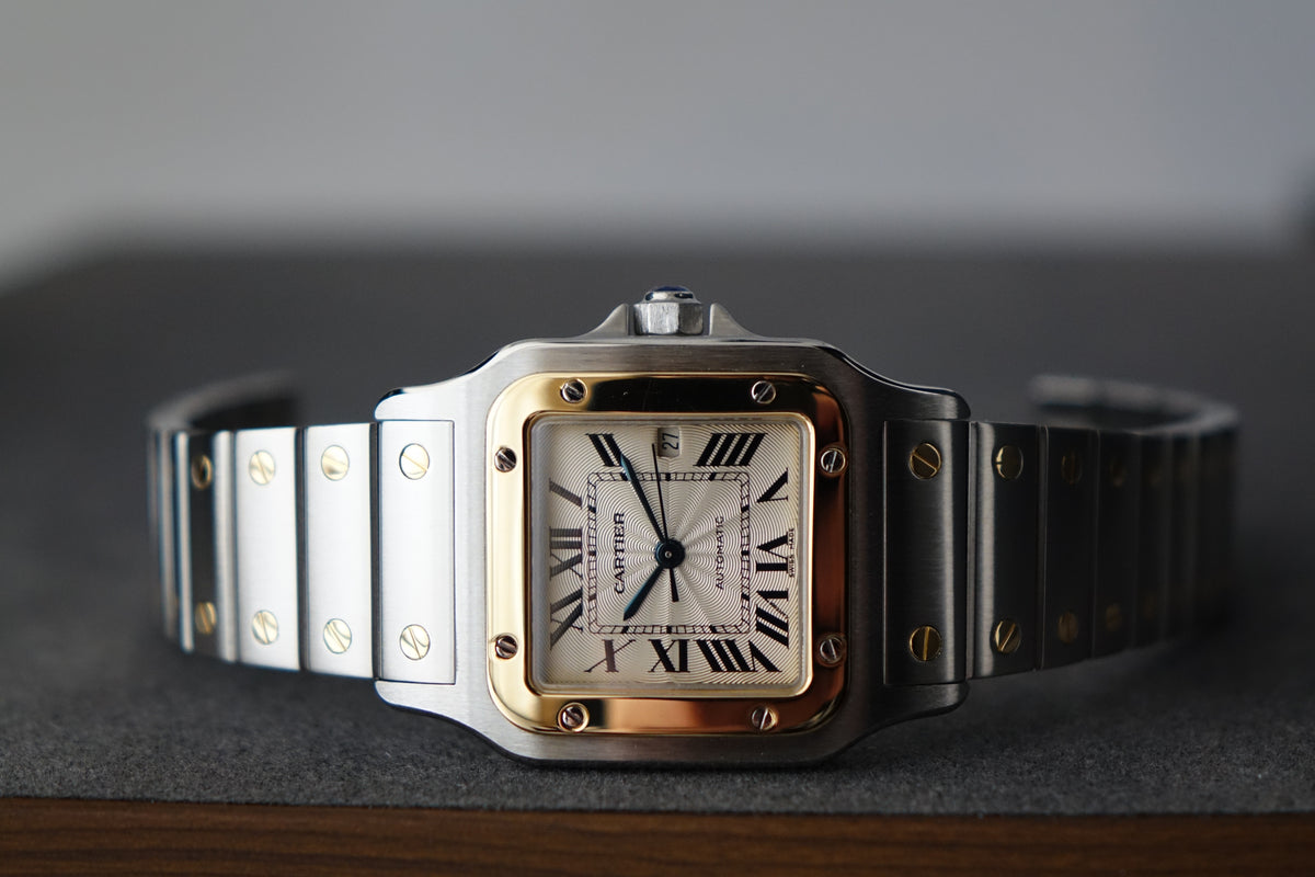 Cartier Santos Galbee 2319 half gold automatic