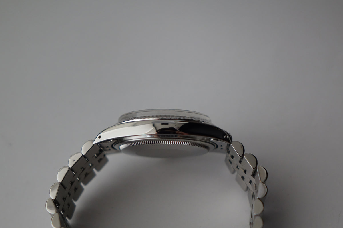 Rolex Datejust 36 16014 silver baton