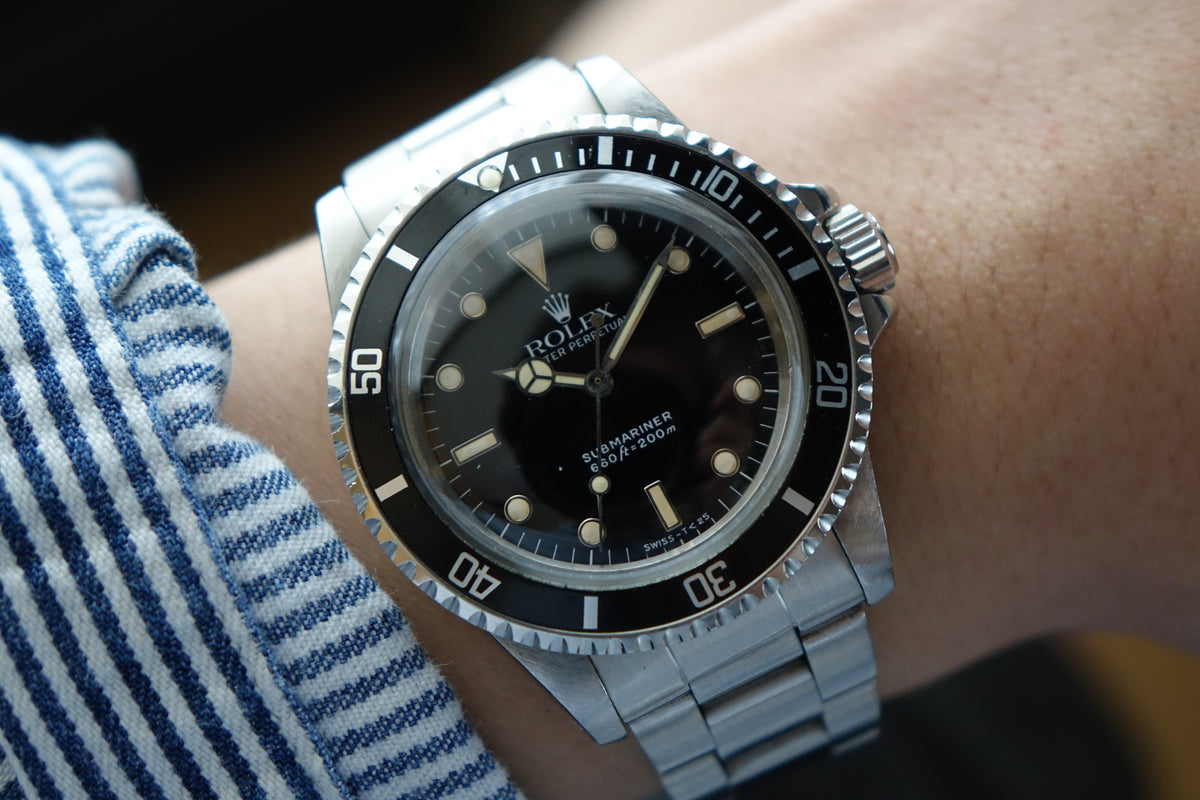 Rolex Submariner 5513 tritium plexiglass