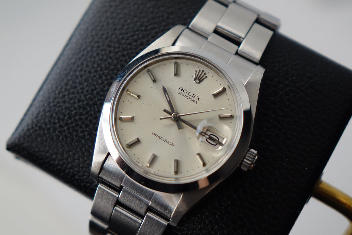 Rolex Oyster Perpetual 34 silver dial 6694