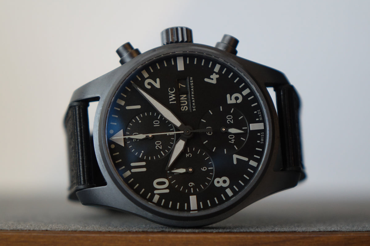 IWC Top Gun Chronograph Ceratanium IW388106 full set