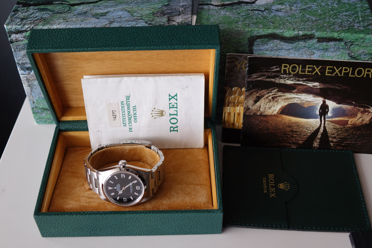 Rolex Explorer 1 14270 full set swiss made