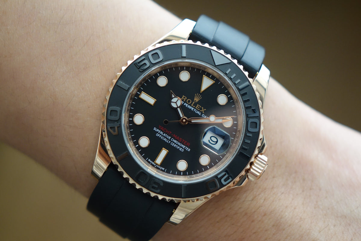 Rolex Yatch Master 40 OysterFlex rose gold full set