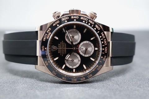 Rolex Daytona Oysterflex 126515 rose gold black dial