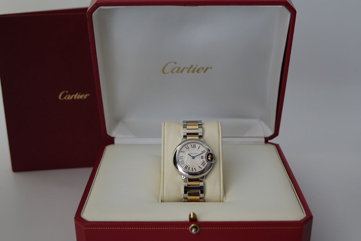 Cartier Ballon Bleu 3009 28mm full set