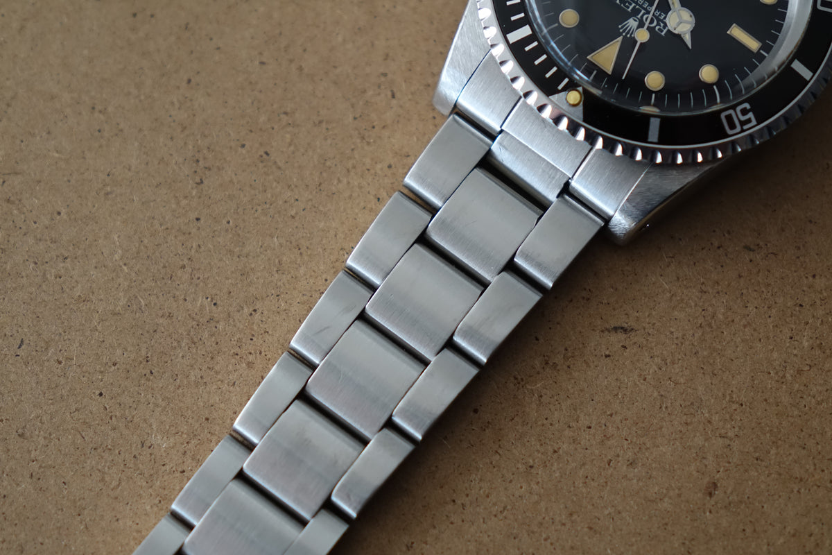 Unpolished Rolex Submariner 5513 creamy patina tritium